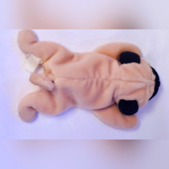 Vintage TY Original Beanie Baby Pugsly the pug dog Plush stuffed animal  (1996) - Picture 8 of 9
